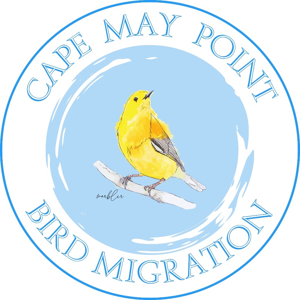 Cape May Point NJ ~ Warbler Sticker ~ 3" STICKER (Bundle any 3 for $10)